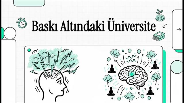 Üniversitede öğrenci olmanın verdiği ağır yük